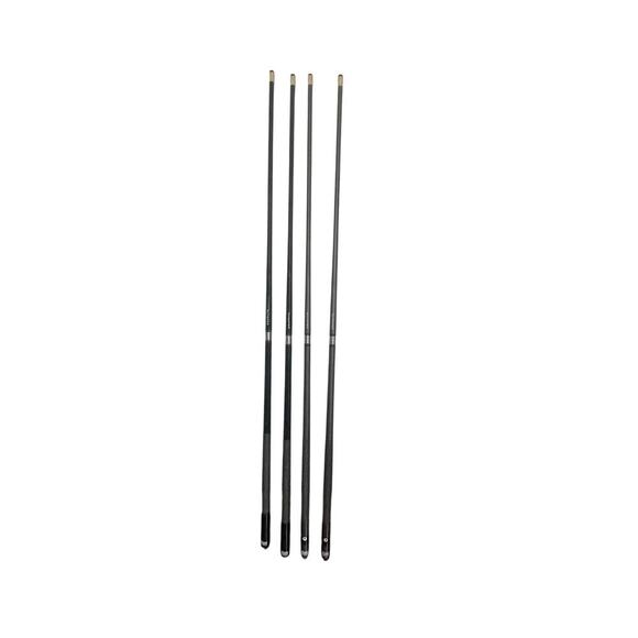 SET OF 4 PLATINUM GRAPHITE 2 PIECES 58’ POOL TABLE CUES STICKS SMOOTH PLAYING - Picture 6 of 14